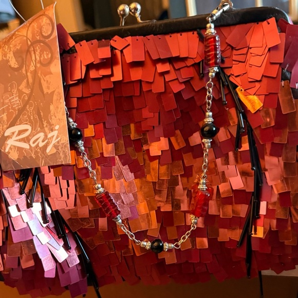 Women's Free People Red Purse One Size - Picture 2 of 3